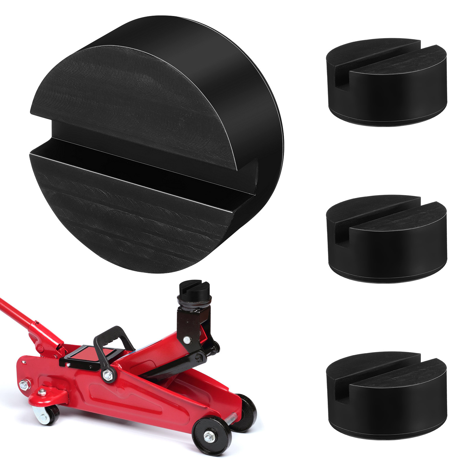 Car Jack - 4 blocs en caoutchouc pour supports