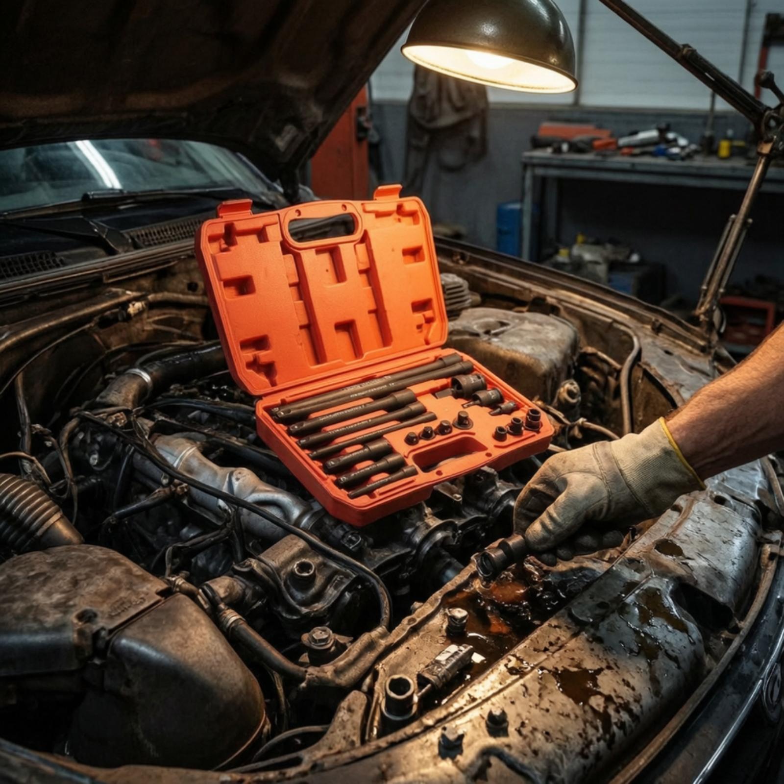 Kit de clé à chocs 18 pièces a - Automotive Tools avis et prix