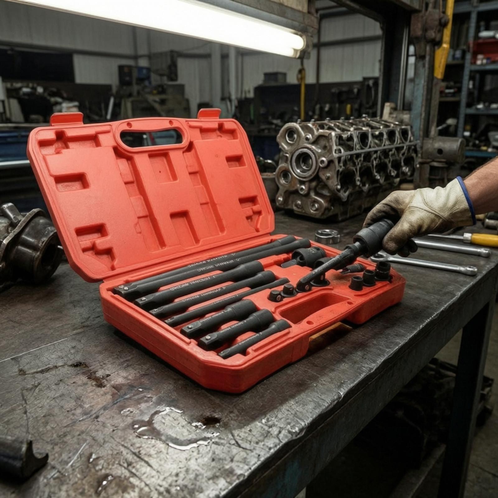 Kit de clé à chocs 18 pièces a - Automotive Tools avis et prix