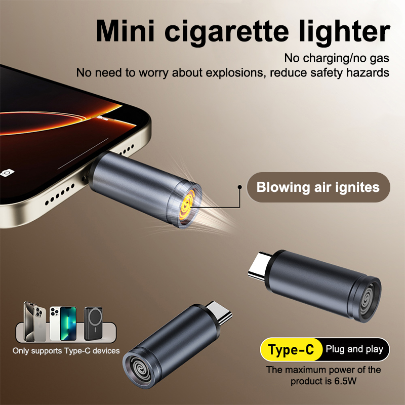 Mini briquet portable de type  - Spark Plug avis et prix